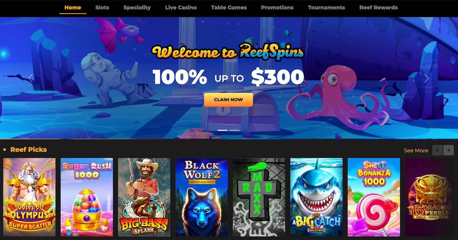 Reef Spins Casino